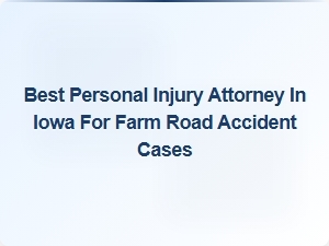 Top Personal Injury Attorney in Iowa for Farm Road Accident Claims
