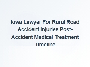 Understanding Medical Treatment After a Rural Road Accident in Iowa