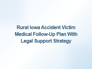 Rural Iowa Accident Victim: Medical Follow-Up with Legal Support Plan